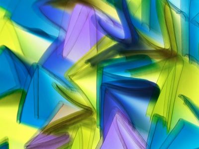 Abstract image of light patterns representing energy flow.